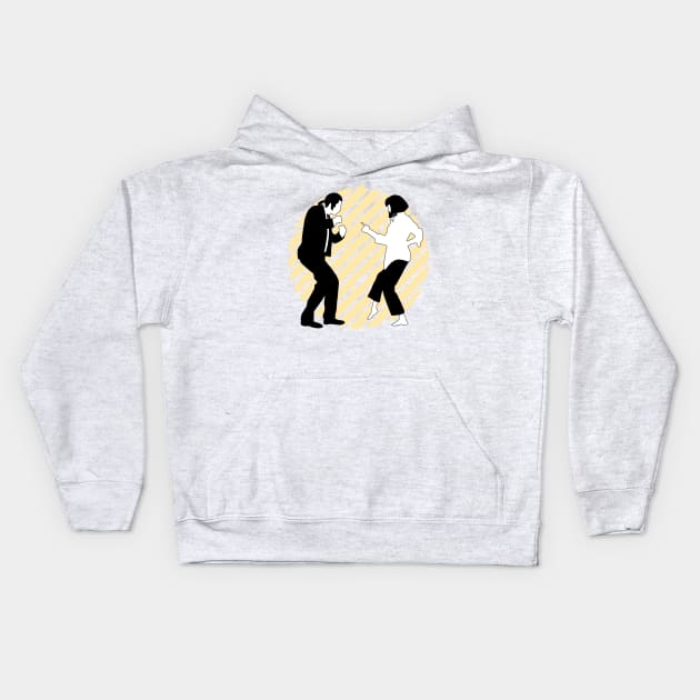 pulp fiction t-shirt Kids Hoodie by radartshop